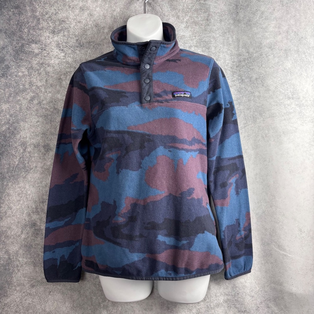 Patagonia Women's Micro D Snap T Lightweight Fleece Pullover Size Small
